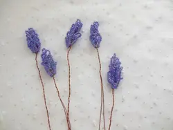 Плетение из бисера цветы сирень