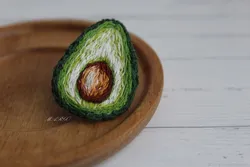 Авокадо из бисера картинки