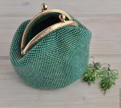 Вязание кошелька из бисера