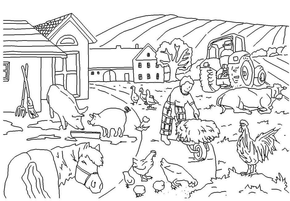 Рисунок фермы