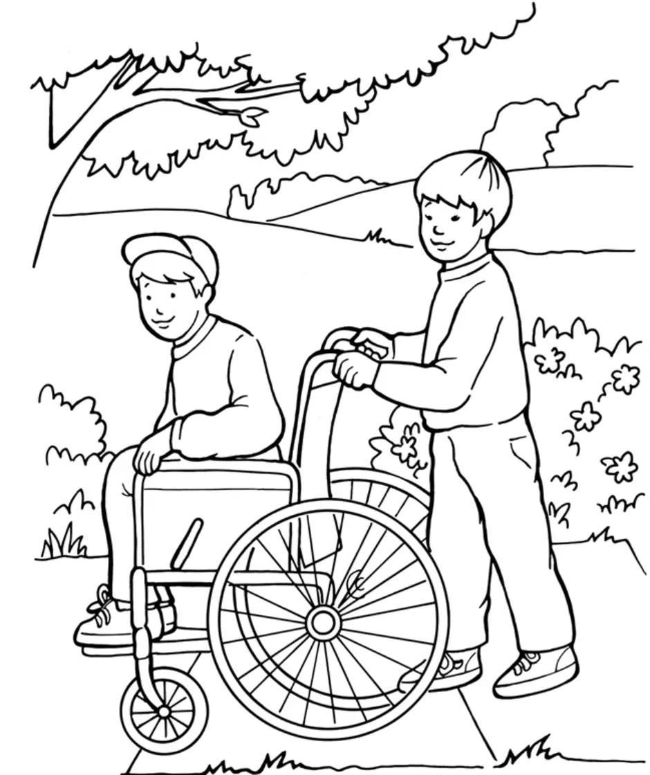 Рисунки на день инвалидов