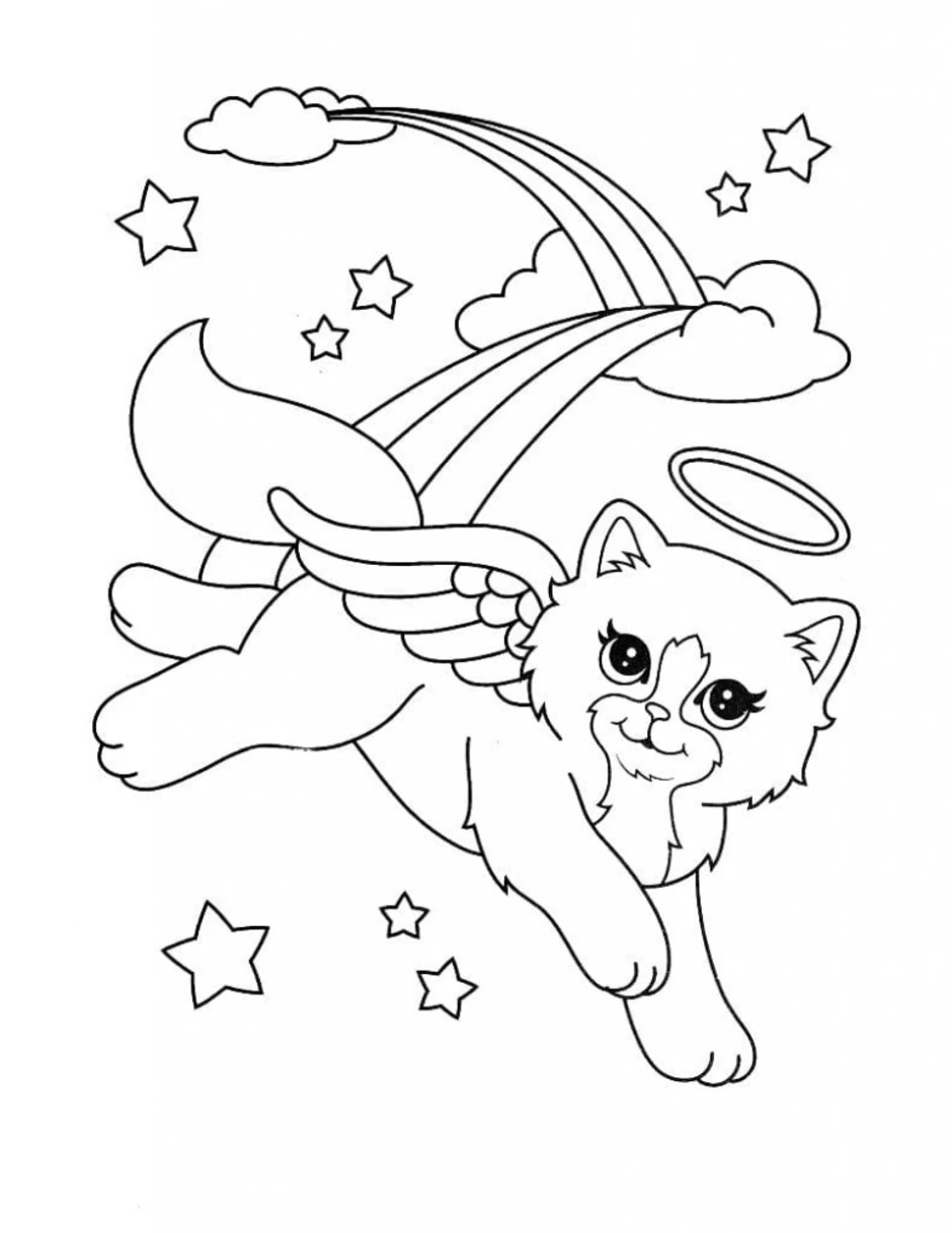Сейлормун кошка луна раскраска