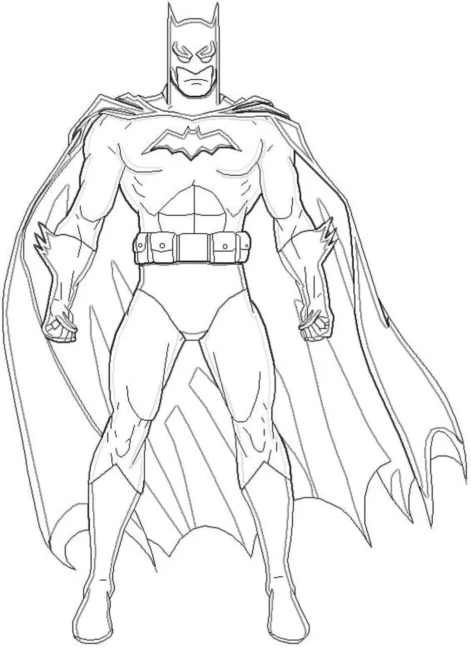 Бэтмен для рисования