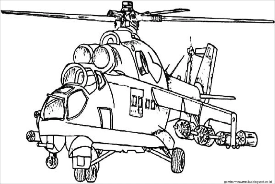 Военный вертолет ми24 раскраска