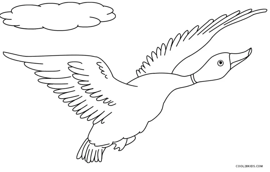 Гуси лебеди раскраска для детей
