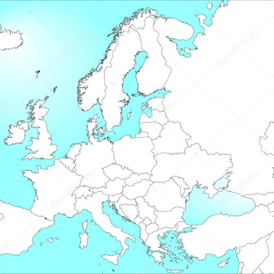 Белая карта европы
