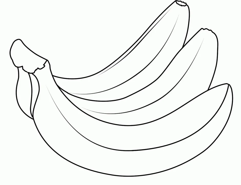 Банан рисунок для детей