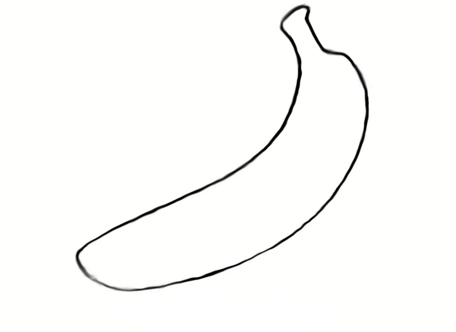 Банан для вырезания