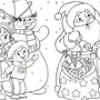 Раскраска Дед Мороз И Снегурочка