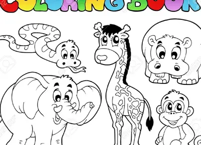 Раскраска зоопарк для детей 4 5 лет