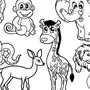 Раскраска Зоопарк Для Детей 4 5 Лет