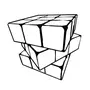 Кубик Рубик Раскраска