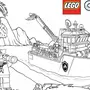 Раскраска Лего Полиция