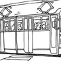 Раскраска поезд метро