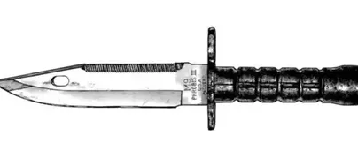 Раскраска нож м9
