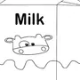 Раскраска Молочные Продукты