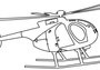 Раскраска вертолет
