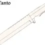 Раскраска ножа танто из стандофф 2