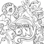 My little pony раскраска игра