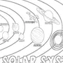 Планеты солнечной системы раскраска