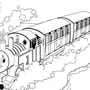 Раскраска поезда для детей распечатать