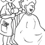 Раскраска парикмахерская для детей распечатать
