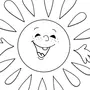 Раскраска солнышко для детей 2 3 лет