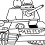 Танк Т34 Раскраска