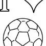 Футбольный мяч раскраска