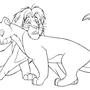 Раскраска хранитель лев