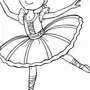 Раскраски балерина для девочек распечатать