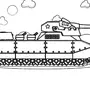 Раскраска танк кв 54