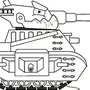 Раскраска танк кв 54
