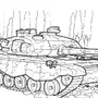 Раскраски про танки