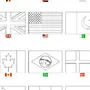 Раскраски флагов разных стран