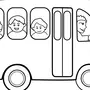 Автобус Раскраска Для Детей