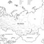 Карта россии с крымом раскраска