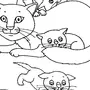 Михалков котята раскраска