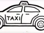 Раскраска Такси