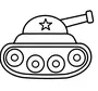 Раскраска танк для детей 5 6 лет