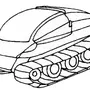 Раскраска Танк Для Детей 5 6 Лет