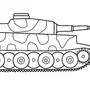 Раскраска танк для детей 5 6 лет