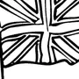 Флаг великобритании раскраска
