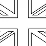 Флаг великобритании раскраска