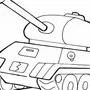Разукрашка танк