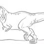 Динозавр рекс раскраска