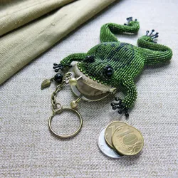 Плетение из бисера кольцо лягушка