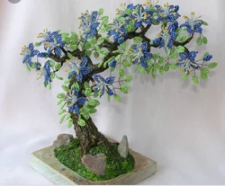 Работы из бисера своими руками цветы и деревья