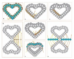 Объемное Плетение Из Бисера Сердце