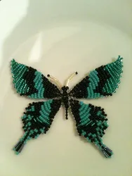 Плетение из бисера бабочка для начинающих